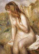 Pierre Renoir Bather Seated on a Rock painting
